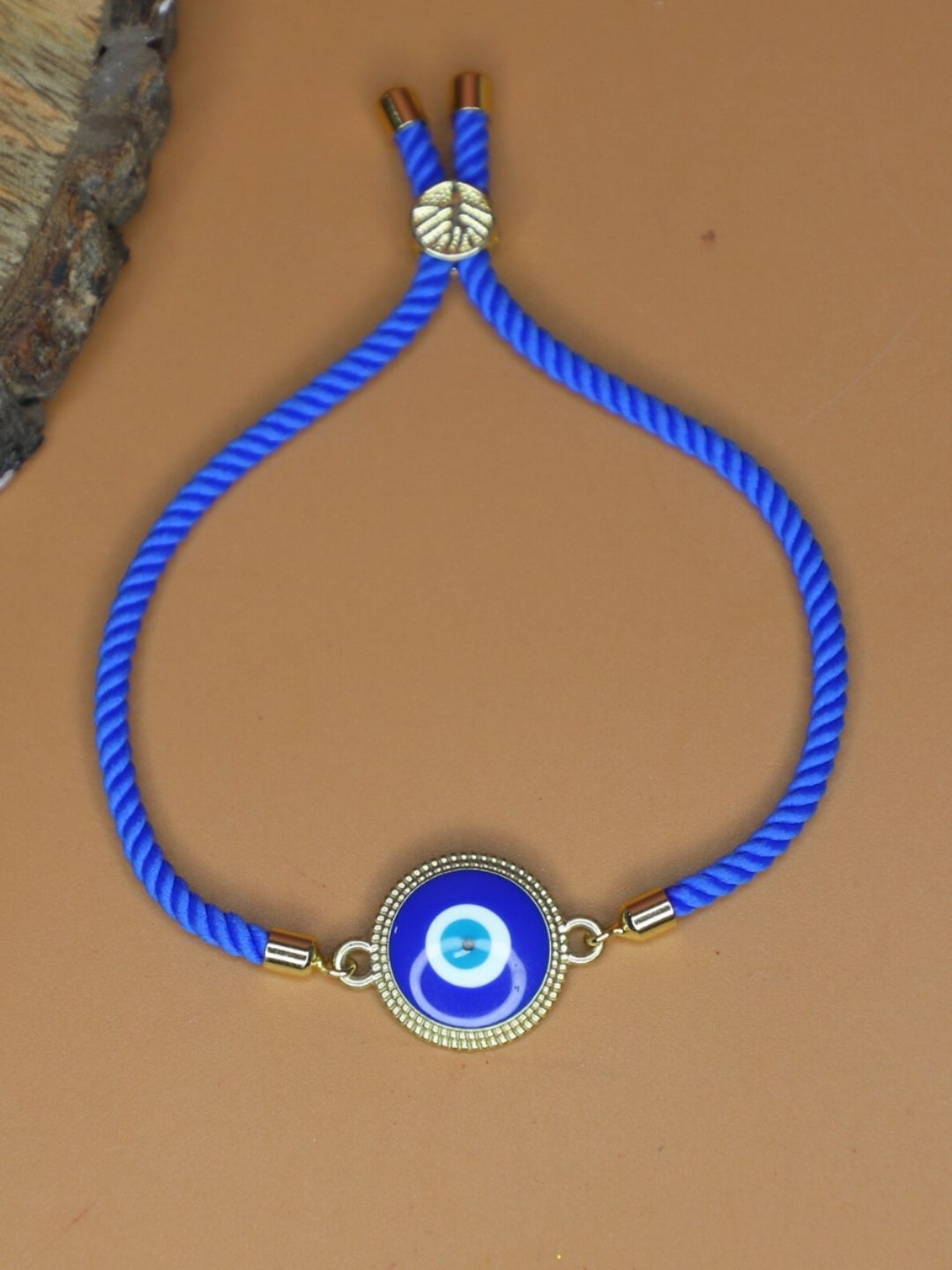 Dhiyona Thread Rakhi Greeting Card & Roli Chawal
