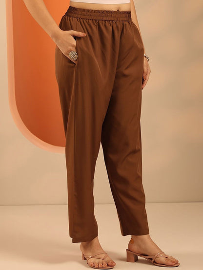Women Bandhani Printed Regular Kurta with Trousers & With Dupatta