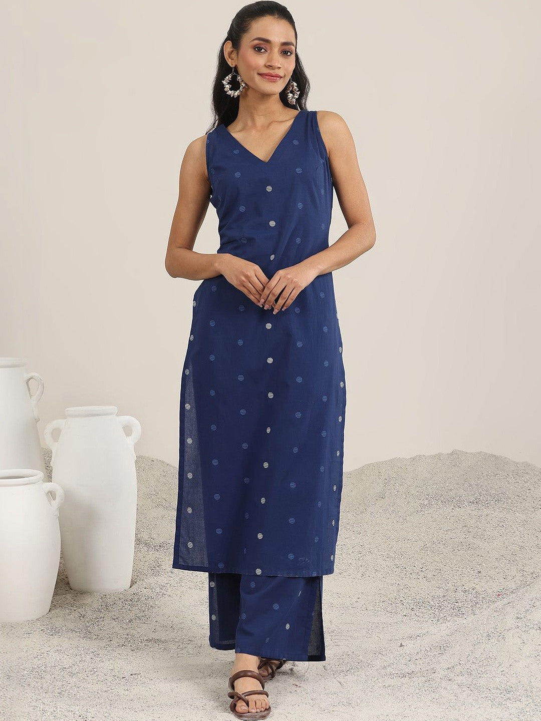 Women Ethnic Motifs Printed Regular Kurta with Palazzos