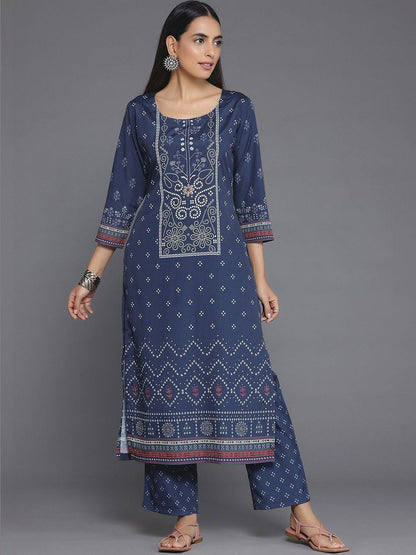 Women Ethnic Motifs Printed Regular Kurta with Trousers