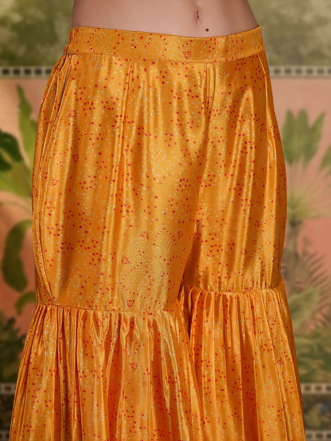 Dhiyona SN Embroidered V-Neck Kurta & Sharara With Dupatta