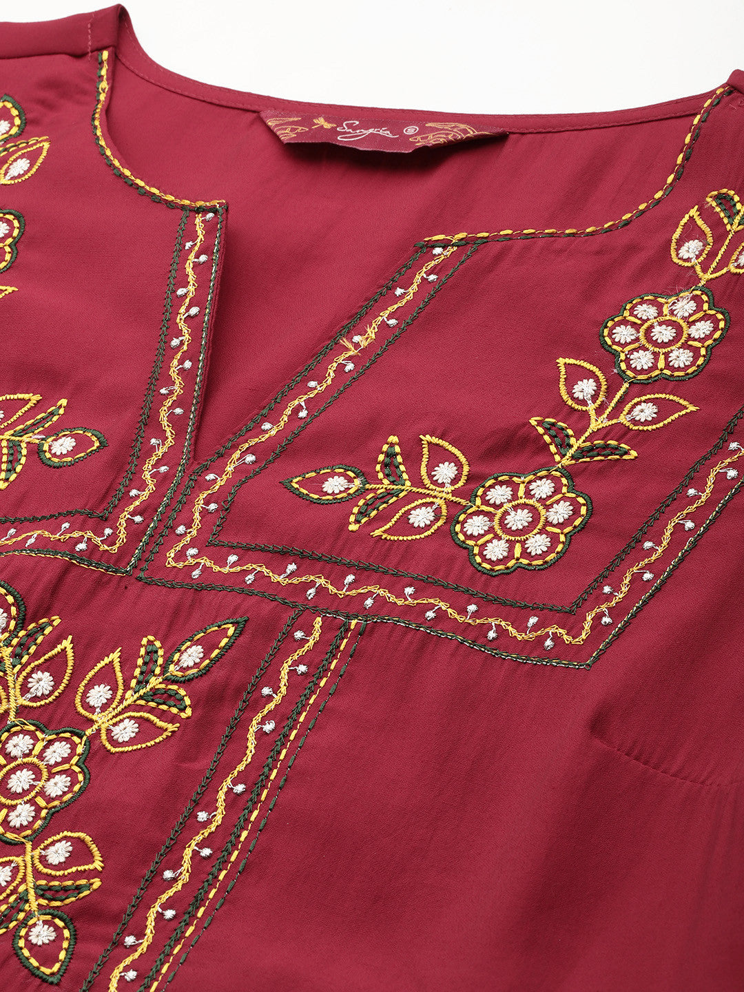 Embroidered Kurta Set With Dupatta