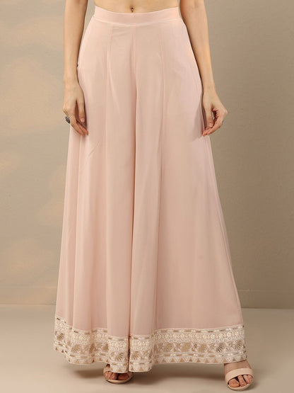 Dhiyona LL Ethnic Motifs Embroidered Top & Palazzo With Dupatta