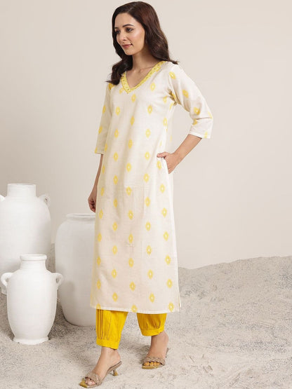 Women Regular Mirror Work Kurta with Salwar & With Dupatta
