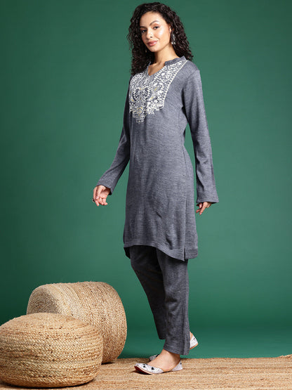 Ethnic Motifs Printed Regular Kurta With Trousers