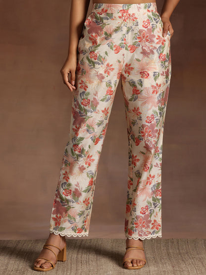 Floral Printed Kurta With Trouser