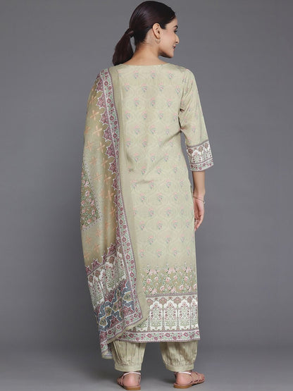 Women Ethnic Motifs Printed Regular Kurta with Pyjamas & With Dupatta