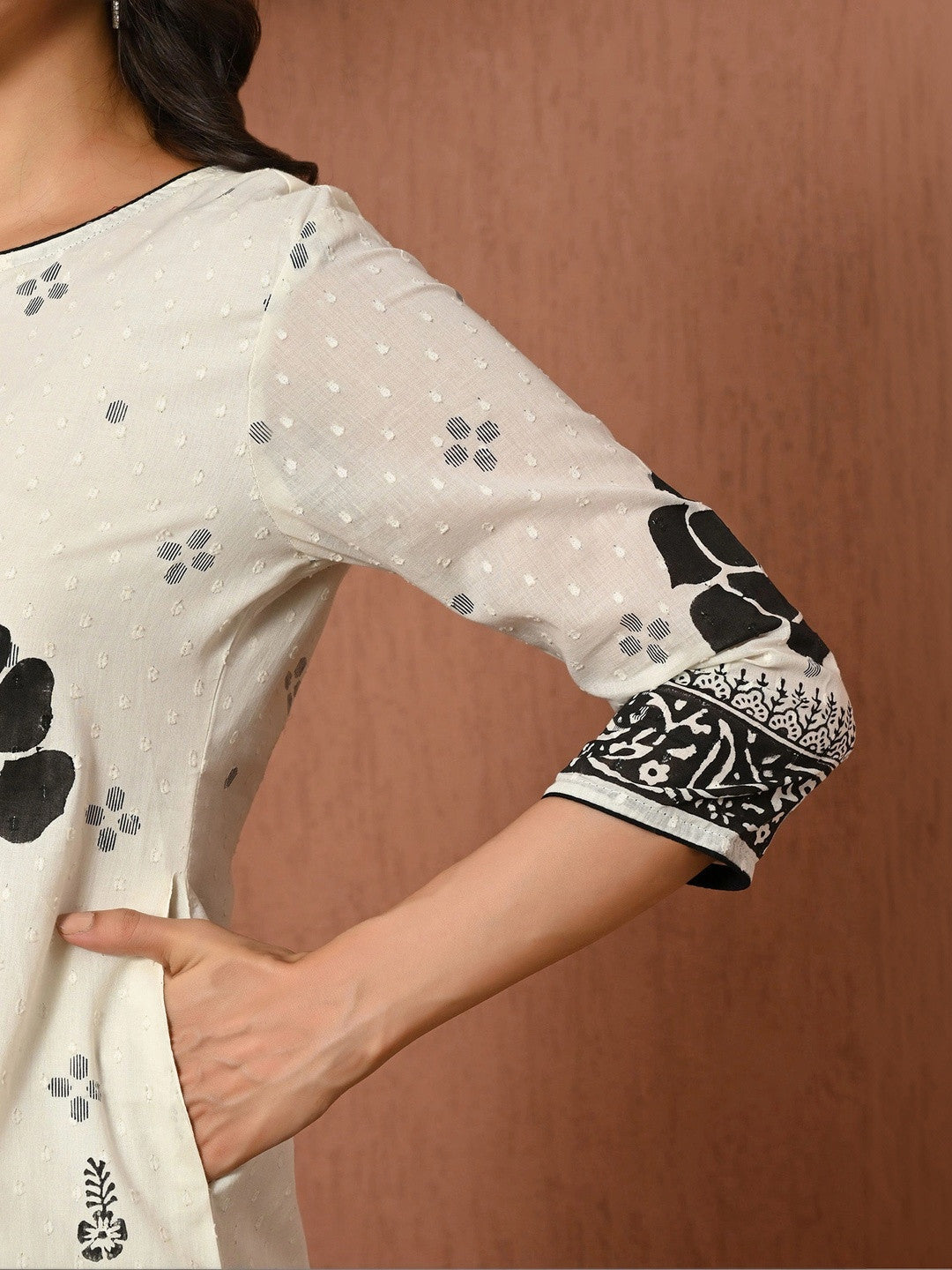 Women Floral Printed Regular Pure Cotton Kurta with Palazzos