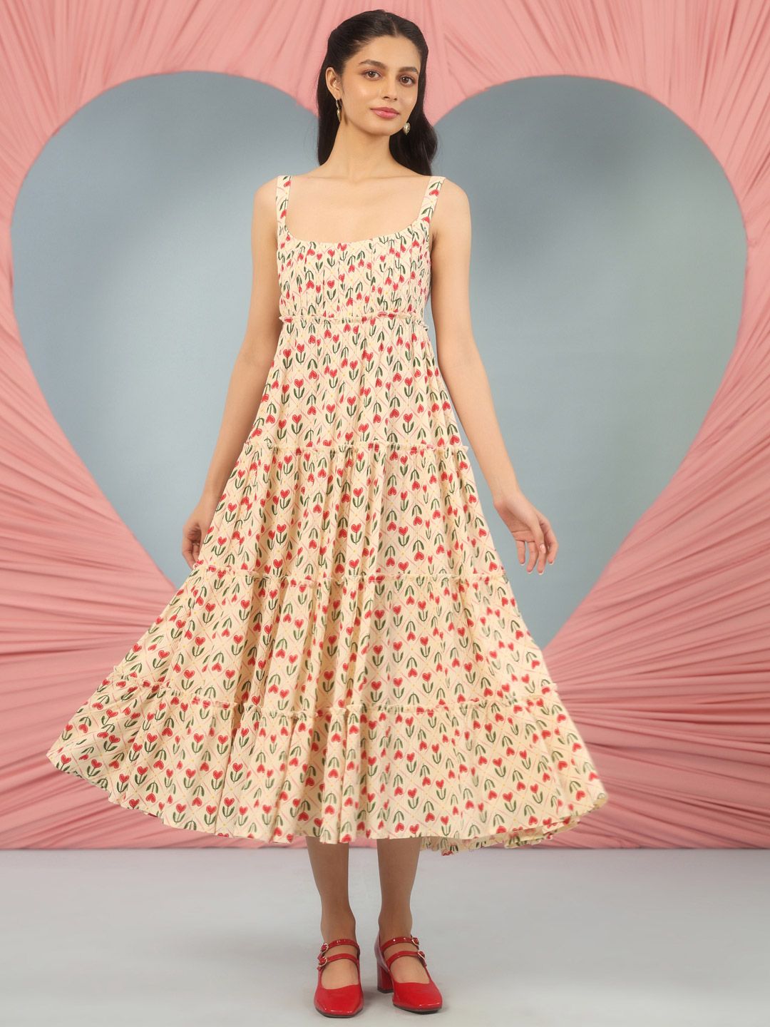 Dhiyona AY Women's Printed Ethnic Dresses