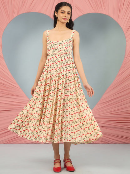 Dhiyona AY Women's Printed Ethnic Dresses