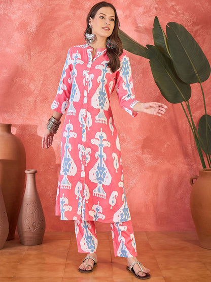 Women Ethnic Motifs Printed Kurta with Trousers