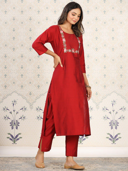 Dhiyona OD  Floral Embroidered Kurta