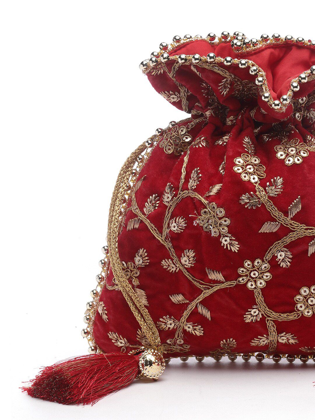 Dhiyona NR Floral Embroidered Potli