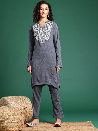 Ethnic Motifs Printed Regular Kurta With Trousers