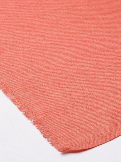 Dhiyona PA Women Pink Solid Shawl