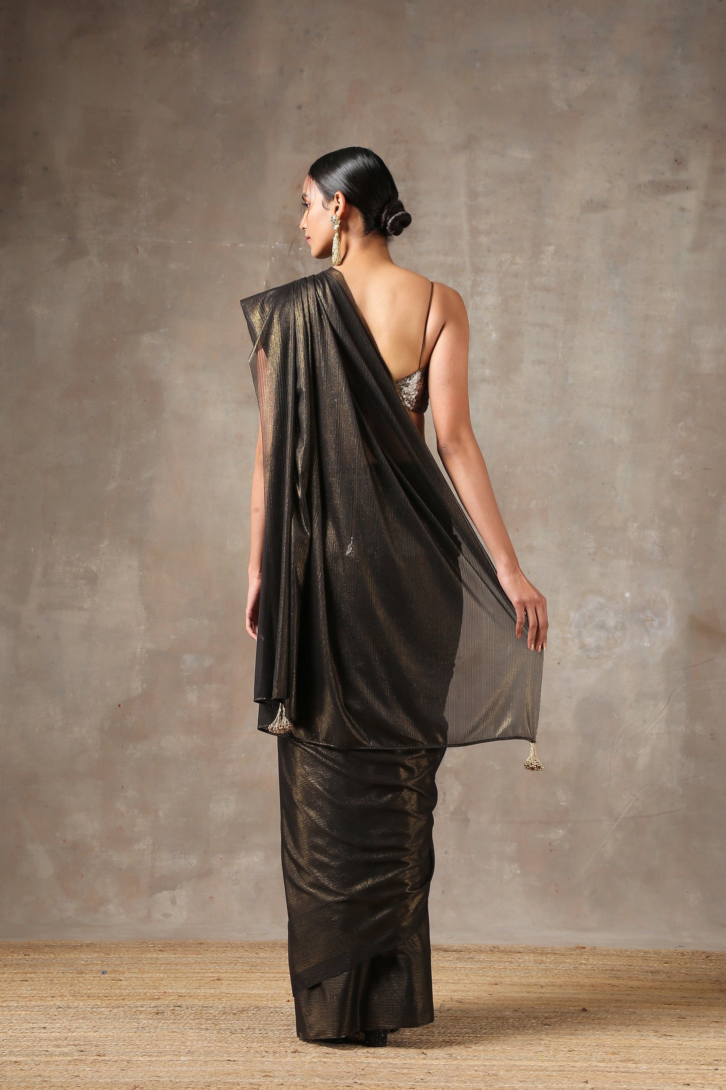 Dhiyona ST Blouse - Bronze Sequin