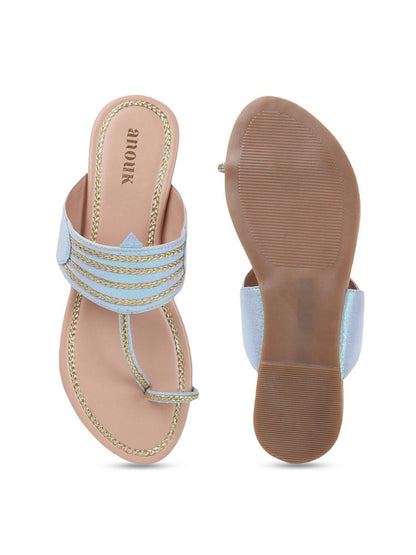 Dhiyona AK Women Ethnic Open Toe Flats