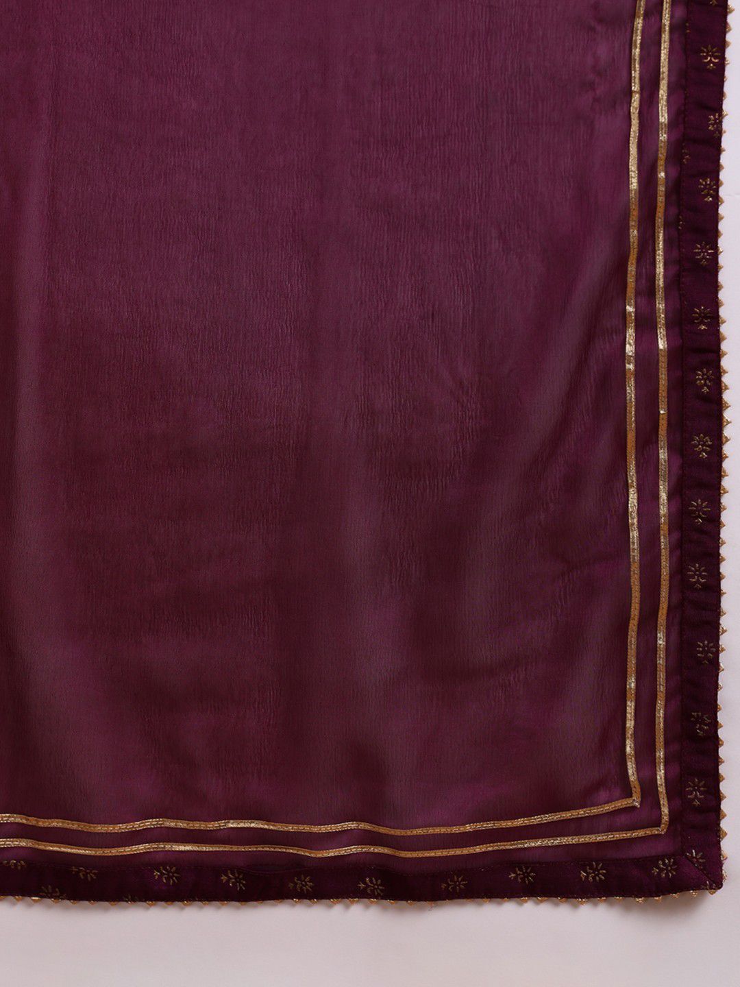 Dhiyona KL Embroidered Empire Gotta Patti Kurta with Palazzos & Dupatta