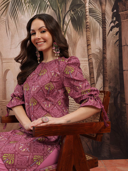 Ethnic Motifs Print Kurta with Trousers