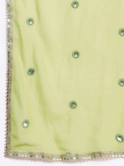 Dhiyona HOP Women Jashn Sequinned Kurti & Sharara With Dupatta