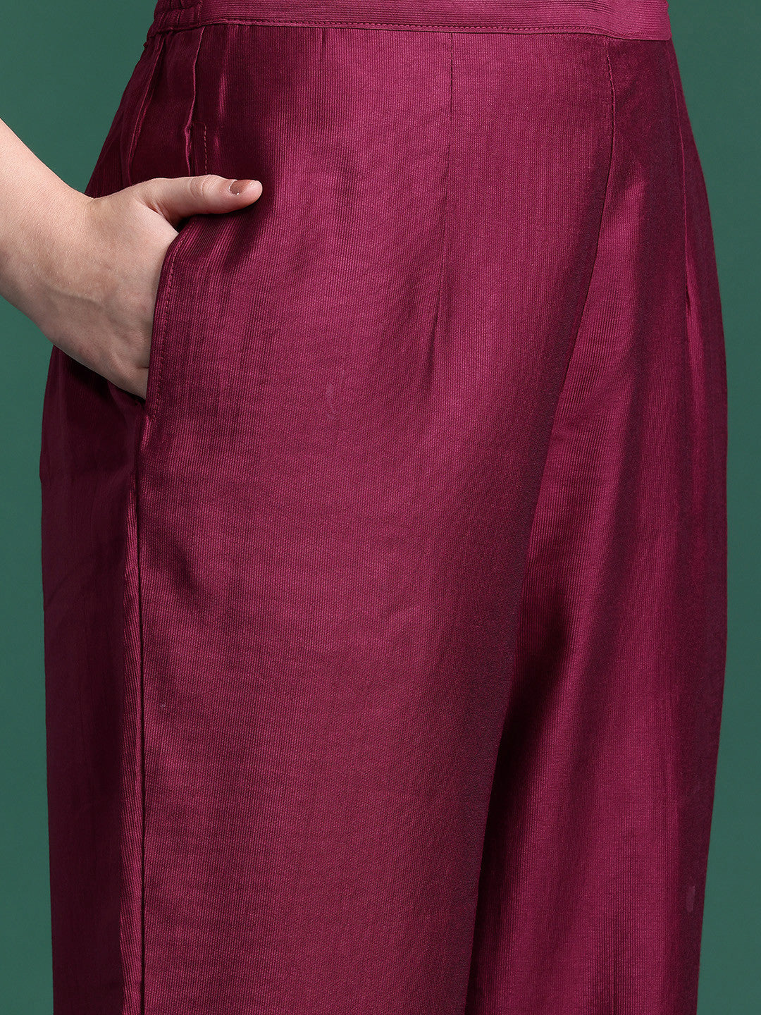 Women Embroidered Straight Kurta Set
