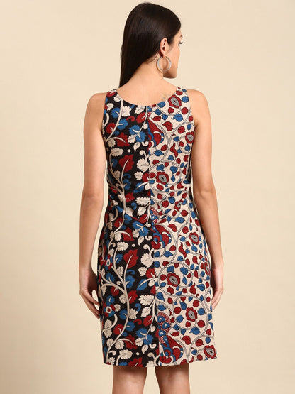 Dhiyona AY Women's Floral A-Line Dress