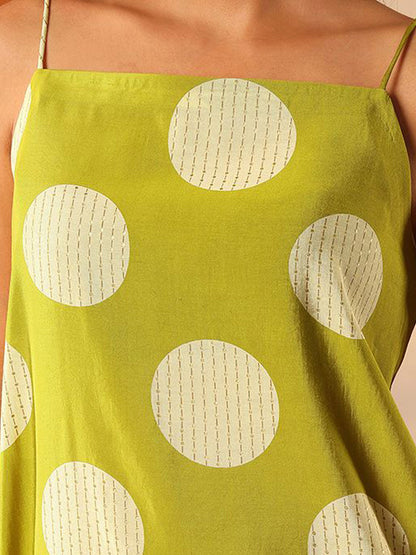 Women Geometric Printed A-Line Kurta with Palazzos