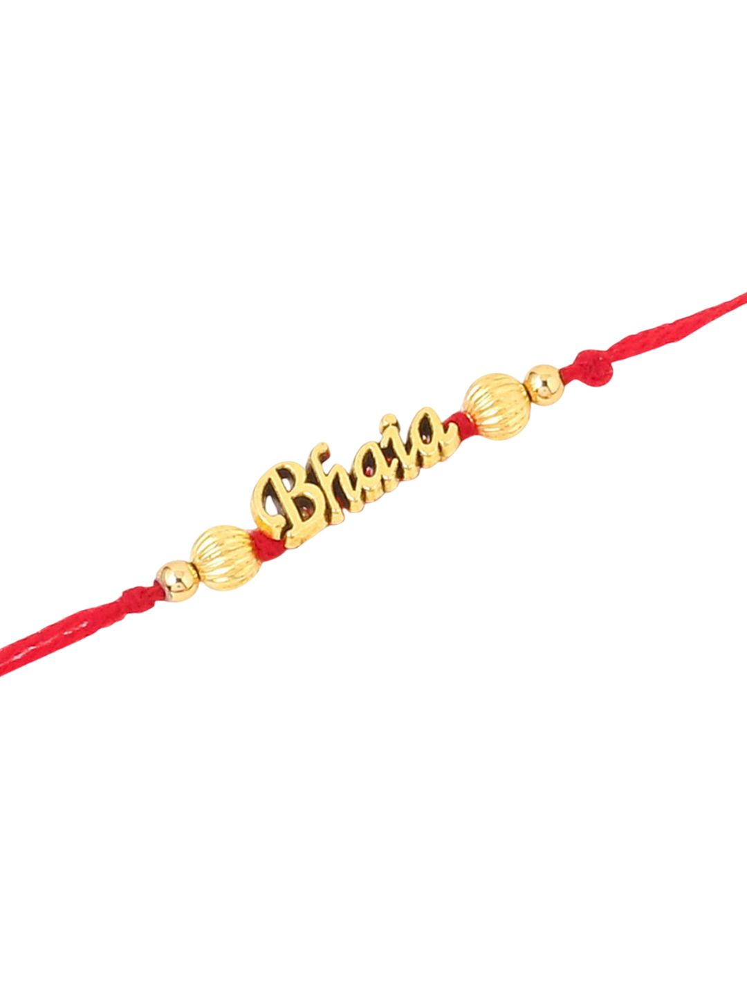 Dhiyona Pack Of 3 Thread Rakhi with Roli Chawal Chandan & Mishri