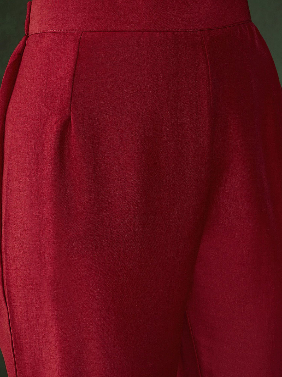 Floral Embroidered Sequinned Kurta with Trousers & Dupatta