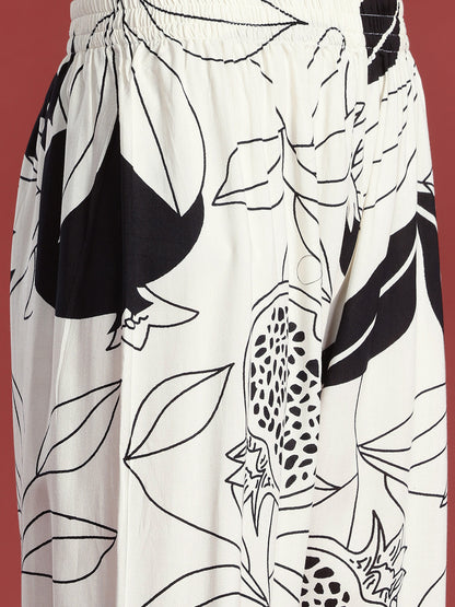 Floral Printed Kurta with Palazzos