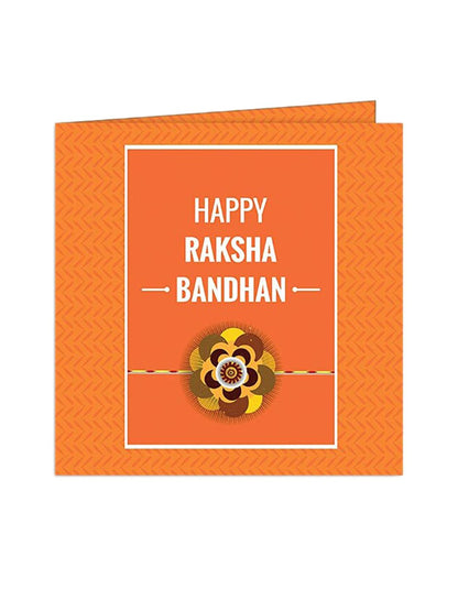 Dhiyona Unisex Set Of 2 Beaded Rakhi With Roli & Rice