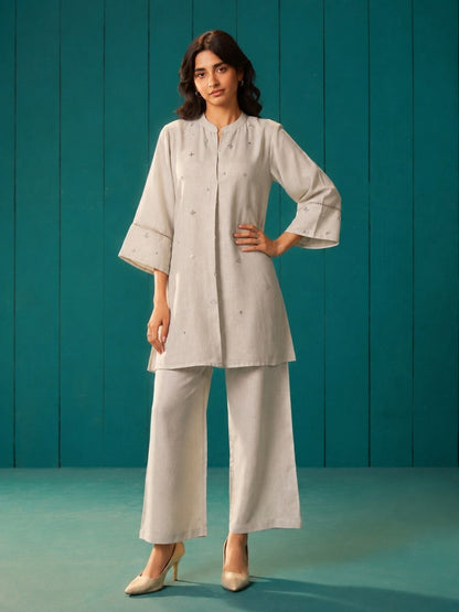 Itrh Vanila cotton linen co-ord set