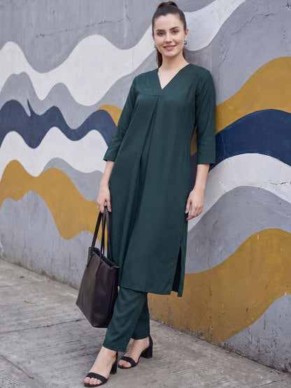 Women Regular Kurta with Trousers