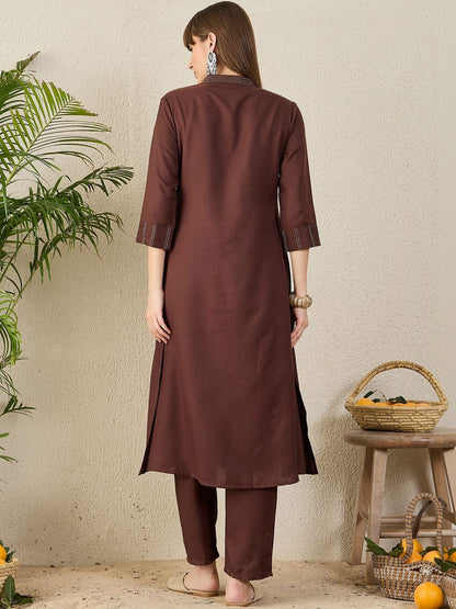 Women Regular Kurta with Trousers