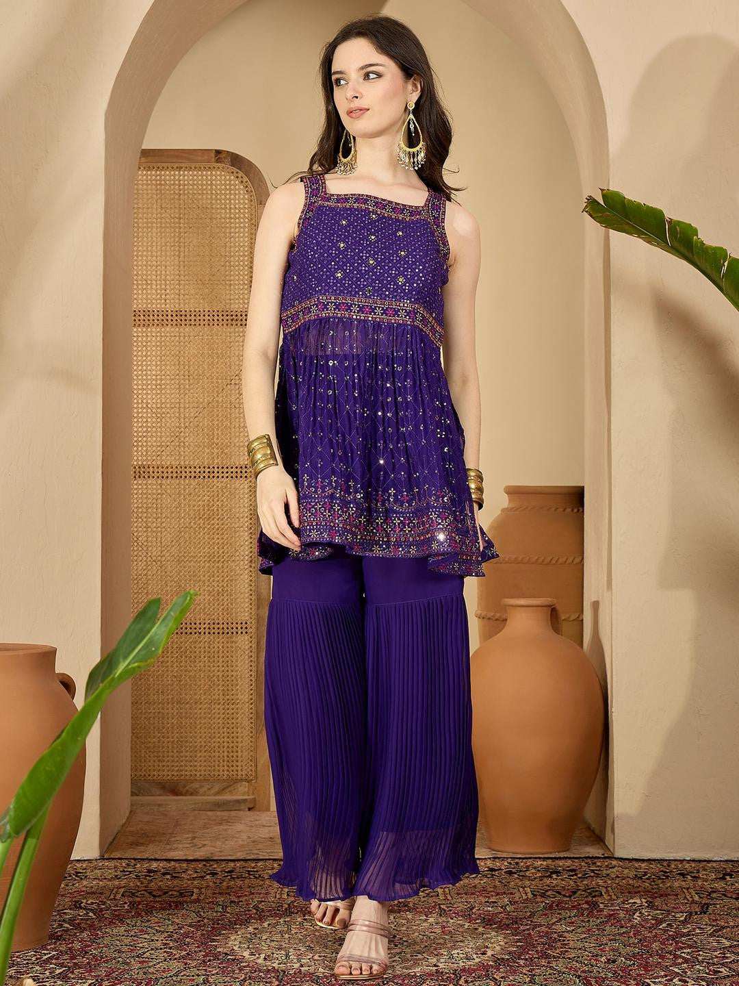 Women Blue Kurta Sets