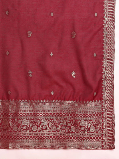 Dhiyona KL Ethnic Motifs Regular Kurta with Trousers & Dupatta