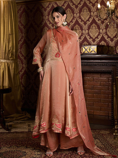 Dhiyona CH Applique Embroidered Kurta Set