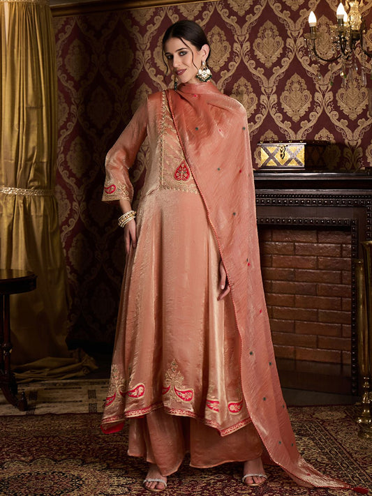 Dhiyona CH Applique Embroidered Kurta Set