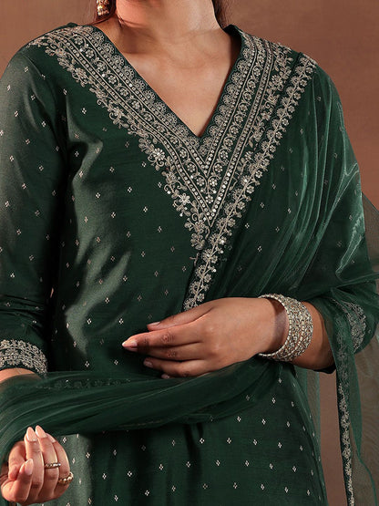 Dhiyona LL Women Floral Embroidered Kurta with Palazzos & Dupatta