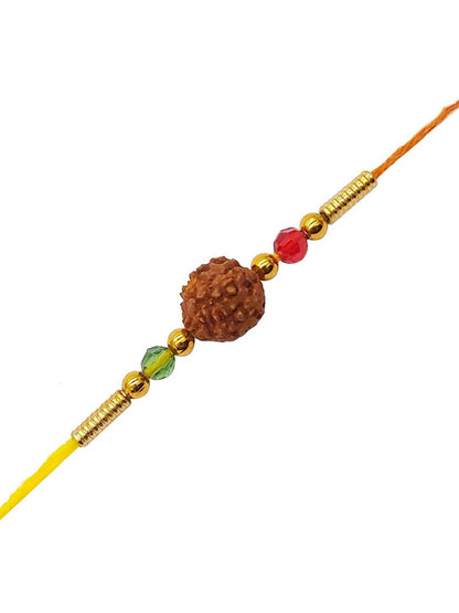 Dhiyona Unisex Beaded Thread Rakhi