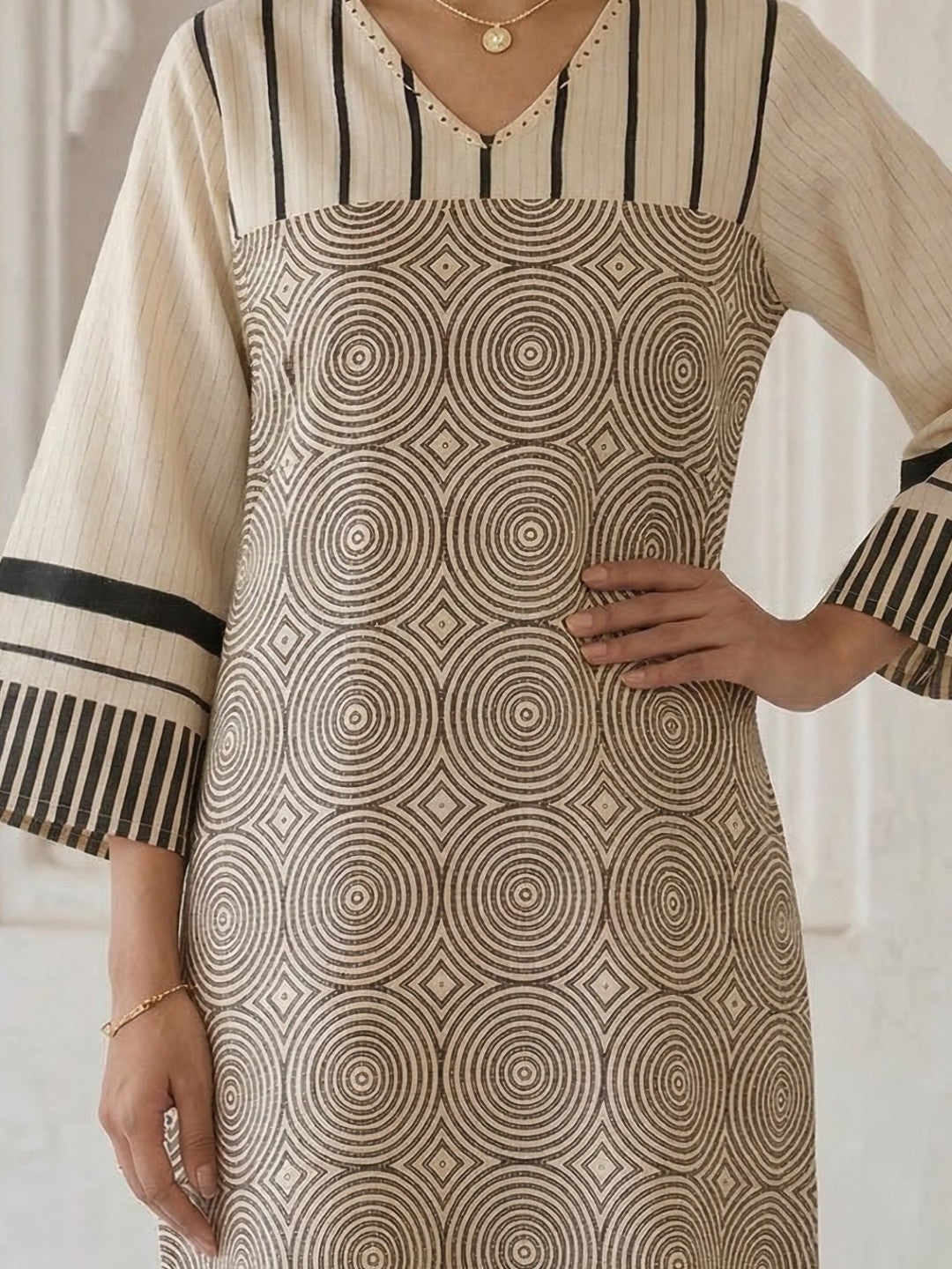 Swades mono cotton kurta pant set