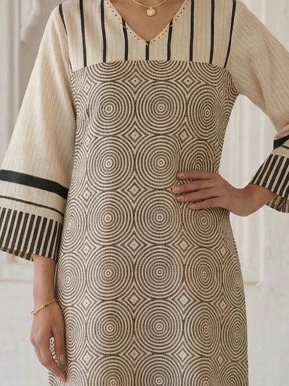 Swades mono cotton kurta pant set