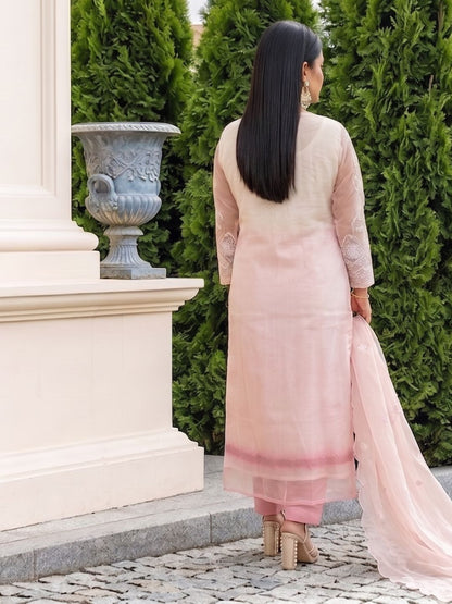 FAIZA PINK FULL WORK PREMIUM SUIT SET