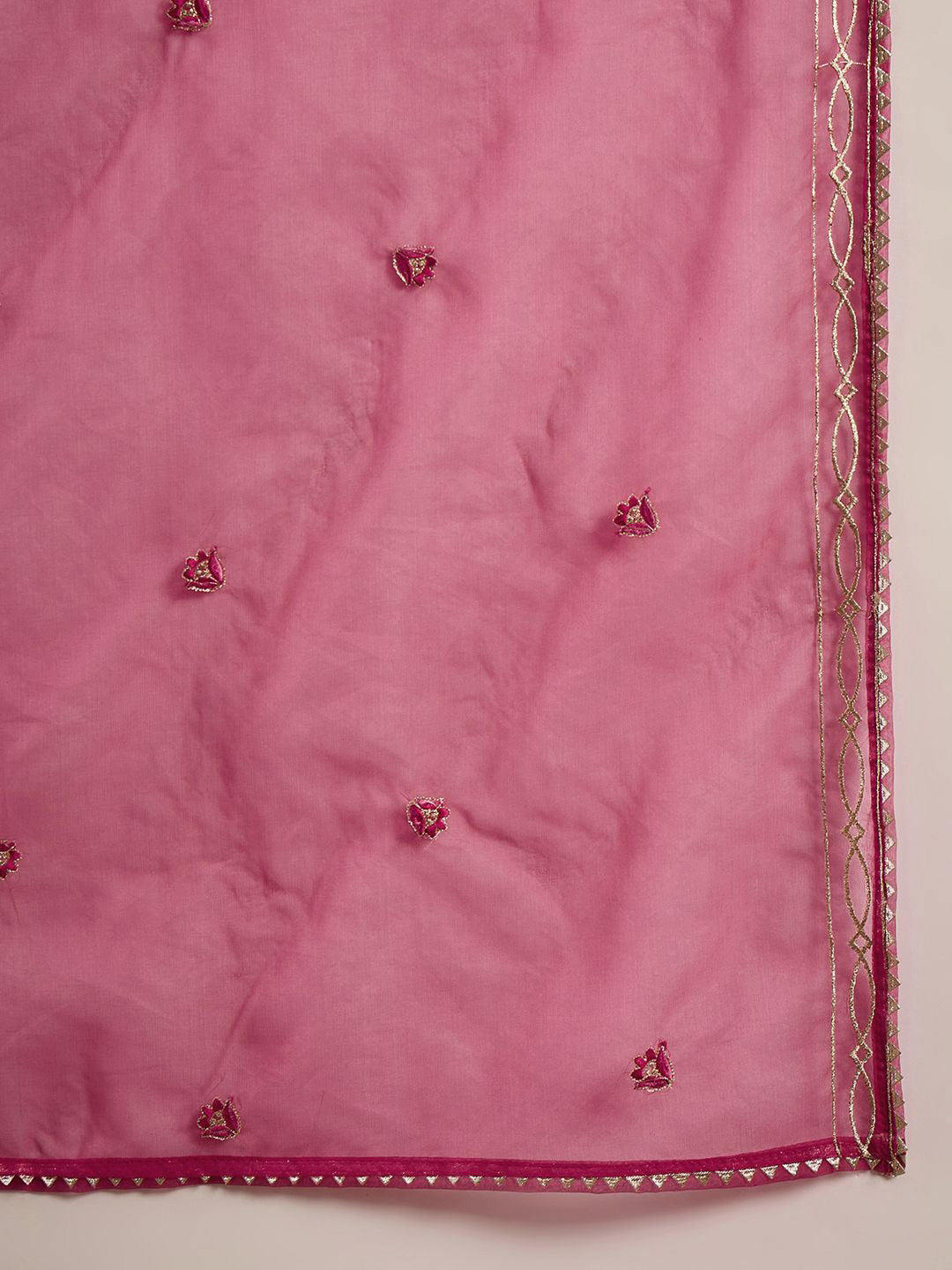 Women Floral Embroidered Kurta with Trousers & Dupatta