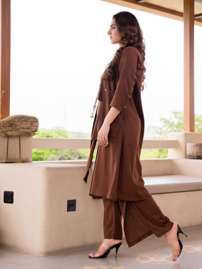 Akira hazel cotton 3 pc co-ord set