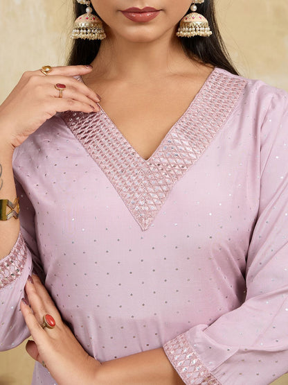 Dhiyona HOP Women Ethnic Motifs Woven Design Kurta with Sharara & Dupatta