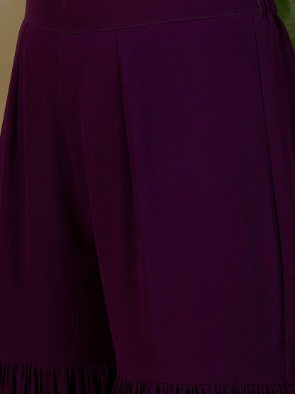 Dhiyona IN Women Ethnic Motifs Embroidered Regular Kurta with Sharara & With Dupatta