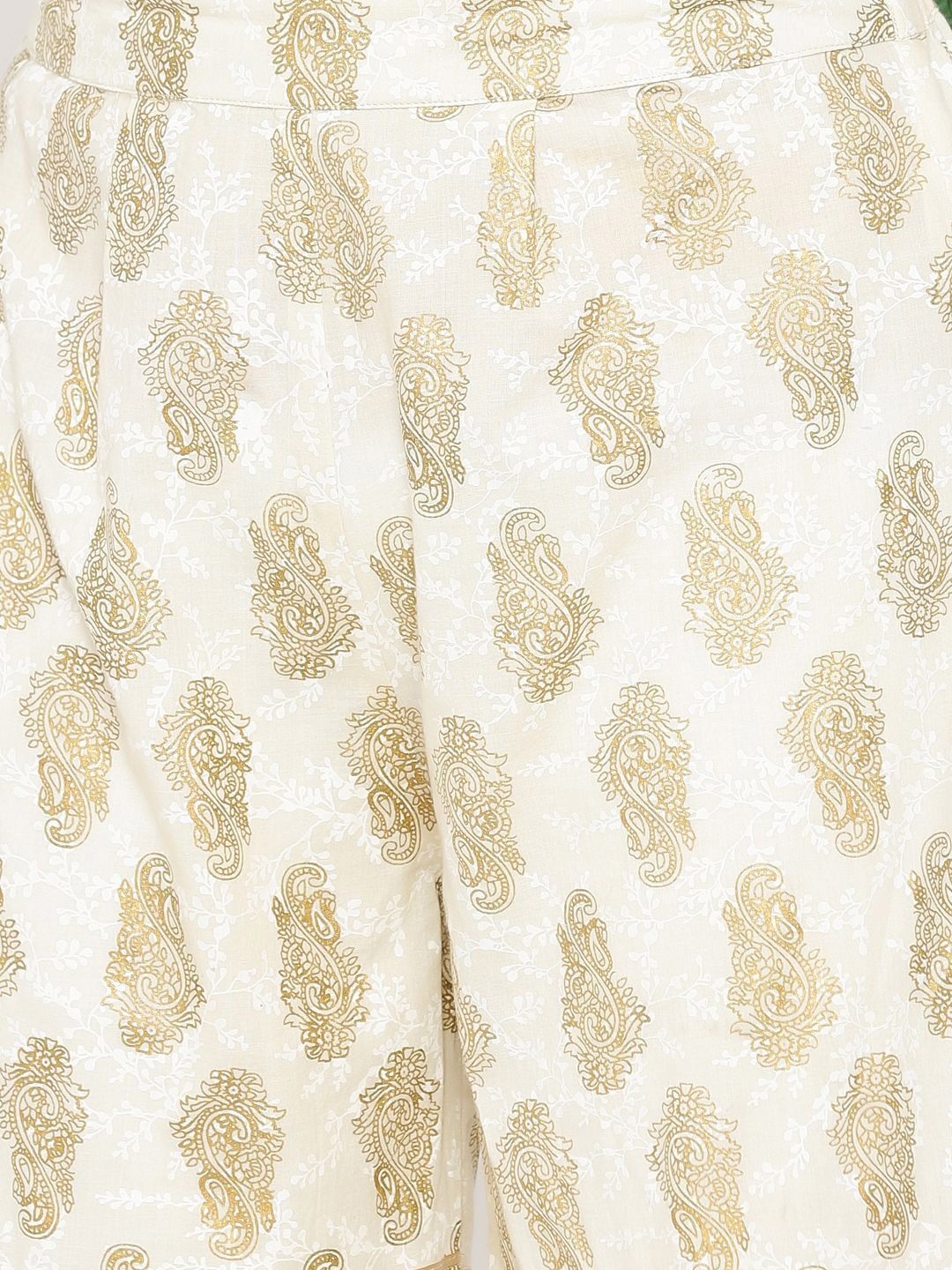 Dhiyona AN Women Regular Thread Work Kurta with Sharara & With Dupatta