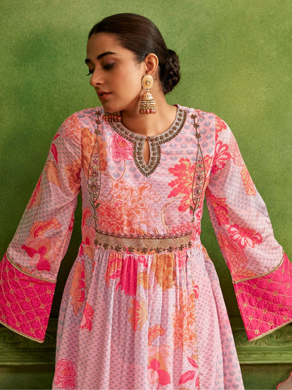 Adya Gulab Luxury Anarkali Suit Set