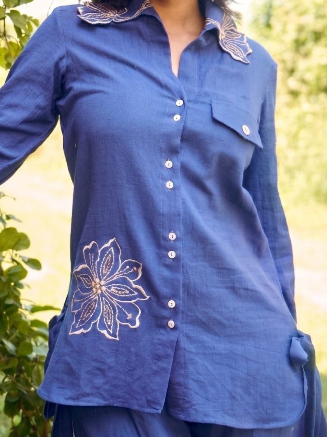 Wespret persian embroidery cotton co-ord set